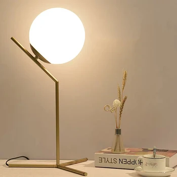 Modern Table Lamp Metal Glass Lamp Cover Bedside Bedroom Dining Living Room Loft Desk Light Lighting Home Deco LED Desk Lamps
Modern Table Lamp Metal Glass Lamp Cover Bedside Bedroom Dining Living Room Loft Desk Light Lighting Home Deco LED Desk Lamps