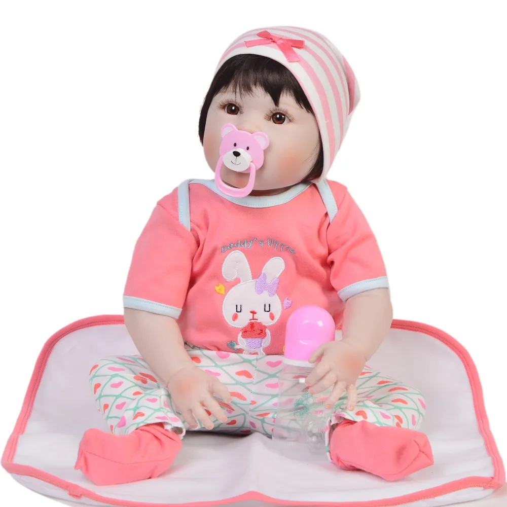 57cm Full Silicone Vinyl Reborn Alive Baby Doll Toys Newborn Princess Toddler Babies Bebe Doll Girls Bonecas Birthday Gift Child
57cm Full Silicone Vinyl Reborn Alive Baby Doll Toys Newborn Princess Toddler Babies Bebe Doll Girls Bonecas Birthday Gift Child
