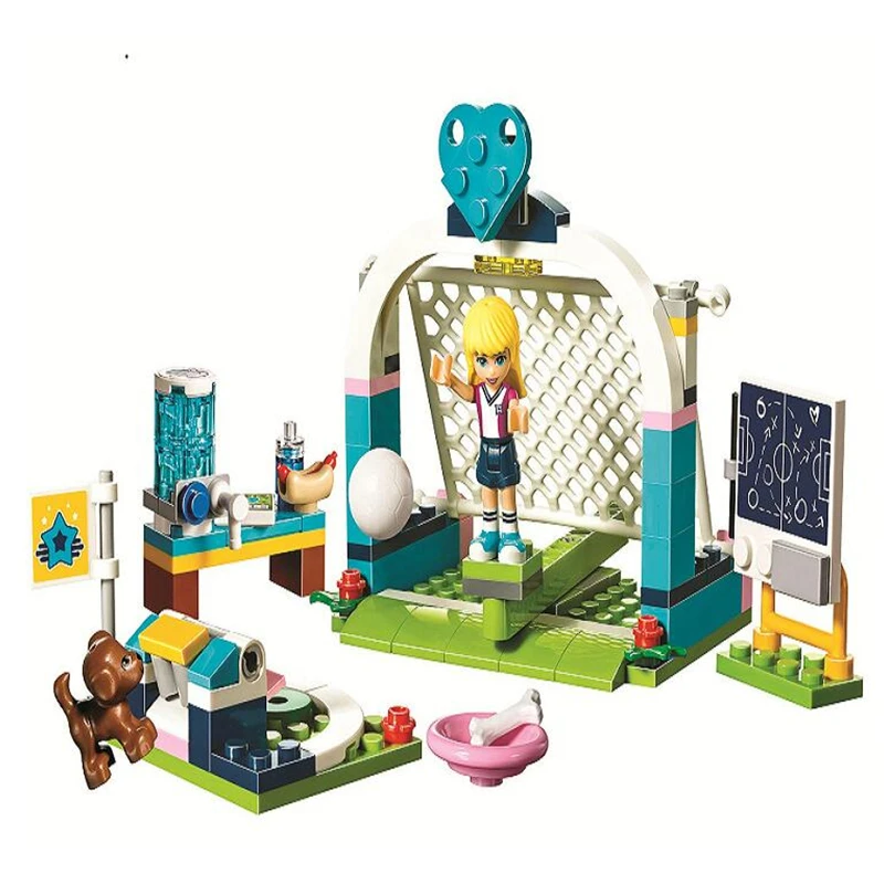 10851 Legoings Friends 41330 Girls Friends Stephanies Soccer Practice Model Building Block Bricks Compatible