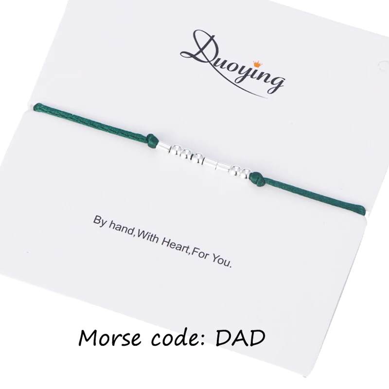 Duoying Morse Code Bracelet DAD Personalized Hidden Message Custom Message Bracelet Gift for Women eBay Supplier
Duoying Morse Code Bracelet DAD Personalized Hidden Message Custom Message Bracelet Gift for Women eBay Supplier