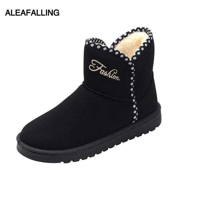 Aleafalling Women Snow Boots Flock Cute Women Winter Boots Slip On Fashion Outdoor Zapatos Mujer Girl's Warm Boots WBT318
Aleafalling Women Snow Boots Flock Cute Women Winter Boots Slip On Fashion Outdoor Zapatos Mujer Girl's Warm Boots WBT318