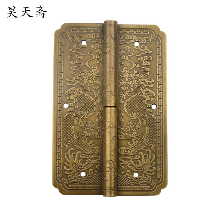 

[Haotian vegetarian] bronze Chinese Ming and Qing antique copper detachable hinge door hinge HTF-140 coat