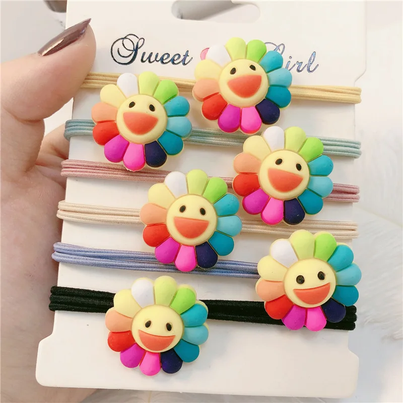 5Pcs Children Sunflower Elastic Hair Bands Lovely Headbands Candy Color Girls Hair Accessories Bowknot Hair Ties Rubber Bands
5Pcs Children Sunflower Elastic Hair Bands Lovely Headbands Candy Color Girls Hair Accessories Bowknot Hair Ties Rubber Bands