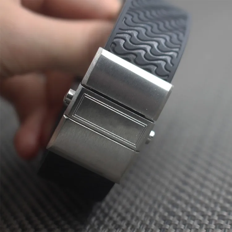 22mm Black Blue Silicone Watchband Stainless Steel Buckle Bracelet for Ulysse Nardin Watches DIVER Watchstraps
22mm Black Blue Silicone Watchband Stainless Steel Buckle Bracelet for Ulysse Nardin Watches DIVER Watchstraps