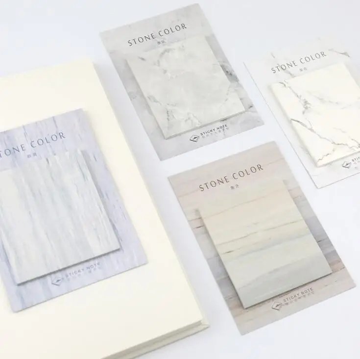 The Collection of Stone Color Self-Adhesive Memo Pad Sticky Notes Bookmark School Office Supply
The Collection of Stone Color Self-Adhesive Memo Pad Sticky Notes Bookmark School Office Supply