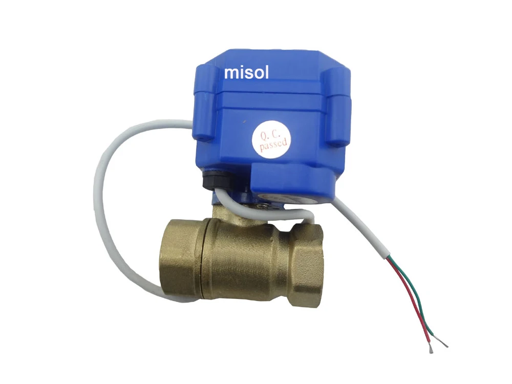 Free shipping motorized ball valve G1/2" DN15 2 way 12VDC CR04, electrical valve
Free shipping motorized ball valve G1/2" DN15 2 way 12VDC CR04, electrical valve