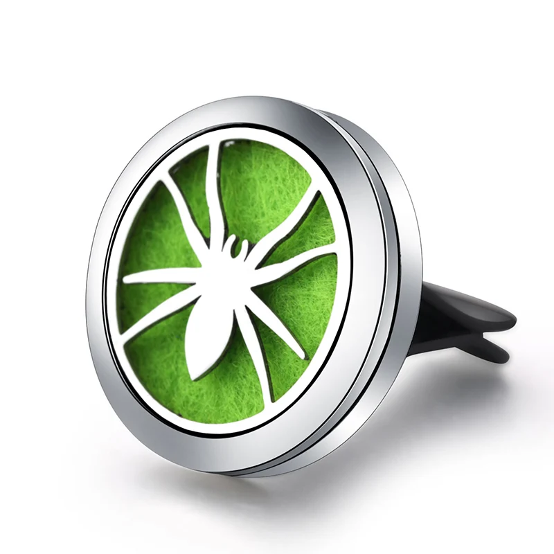 Spider Pattern Car Aroma Air Freshener Clip Stainless Steel Essential Oil Diffuser Perfume Lockets Pendant Aromatherapy Jewelry
Spider Pattern Car Aroma Air Freshener Clip Stainless Steel Essential Oil Diffuser Perfume Lockets Pendant Aromatherapy Jewelry