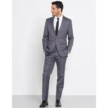 New Promotion New Fashion Maillot Homme Grey Notch Lapel Three Pockets Man Wears Mens Suits Wedding Groom (Jacket+Pant) WS962
New Promotion New Fashion Maillot Homme Grey Notch Lapel Three Pockets Man Wears Mens Suits Wedding Groom (Jacket+Pant) WS962
