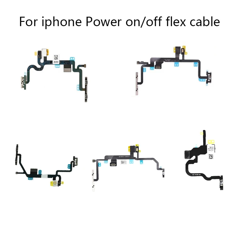 Фото New For Iphone 7 7Plus 8 Plus Power Button On/off Switch Key Flex Cable Ribbon Replacement Parts Repair Part iphone X | Мобильные
