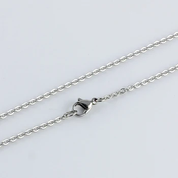 Flat Cable Chains 2mm/3mm Wide 18-36inch Jewelry Stainless Steel Good Necklace Links With Lobster Clasp Jump Circle
Flat Cable Chains 2mm/3mm Wide 18-36inch Jewelry Stainless Steel Good Necklace Links With Lobster Clasp Jump Circle