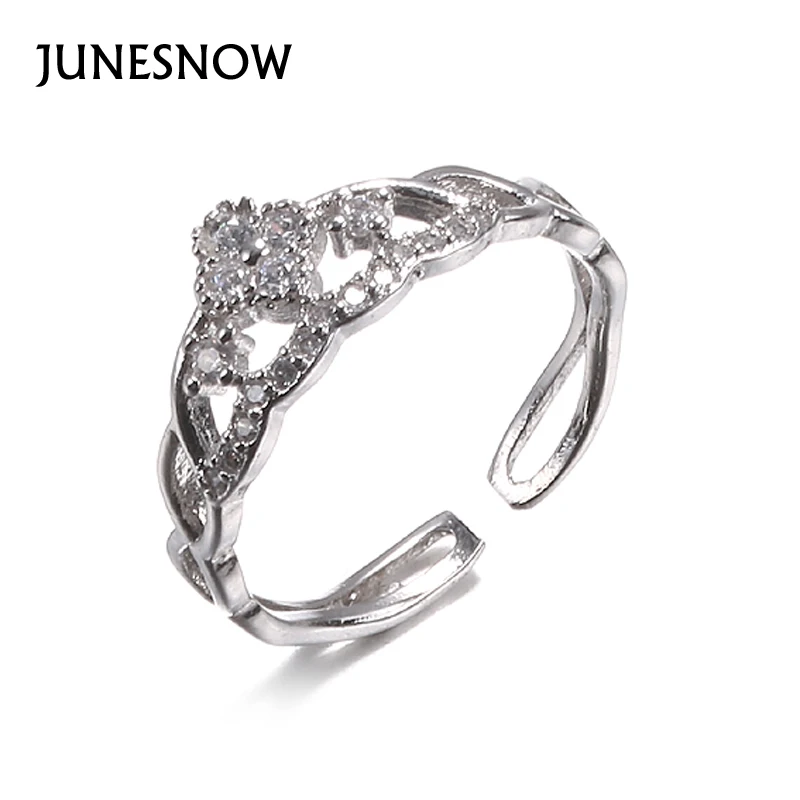 JUNESNOW 2018 Hollow Vintage Stackable Silver Love Crystal Heart Crown Engagement Stone Rings for Women Wedding
JUNESNOW 2018 Hollow Vintage Stackable Silver Love Crystal Heart Crown Engagement Stone Rings for Women Wedding
