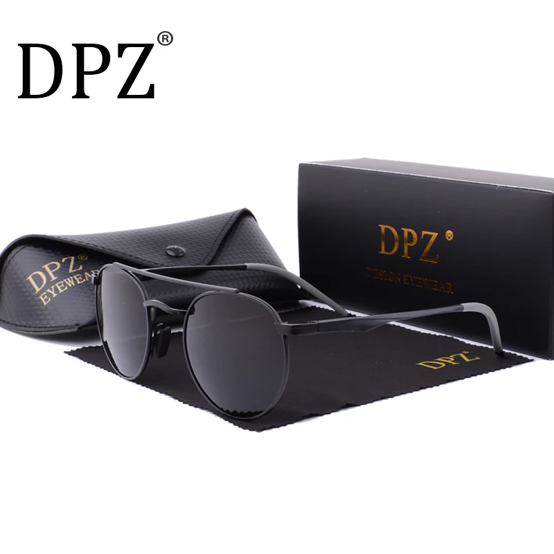 DPZ Aluminium Magnes Fashion Unisex Sun Glasses Polarized Coating Mirror Sunglasses Round Male Eyewear for men/women
DPZ Aluminium Magnes Fashion Unisex Sun Glasses Polarized Coating Mirror Sunglasses Round Male Eyewear for men/women