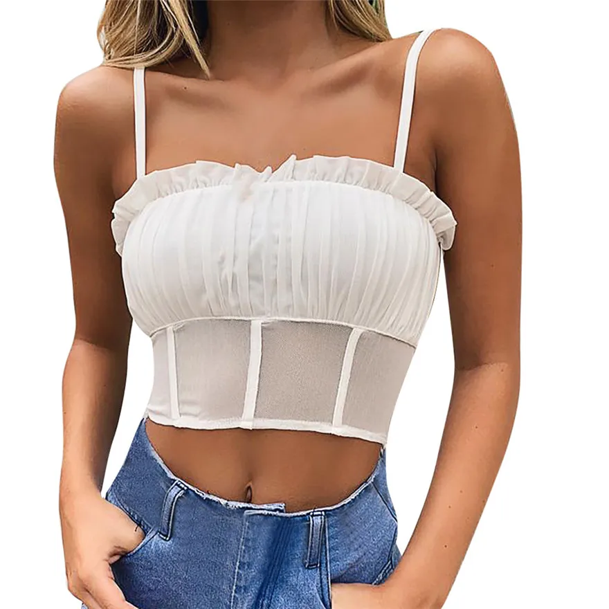 2019 New arrival Summer Camis Fashion Womens Sexy Perspective Ruched Short Off Shoulder Camis Tank Tops Vest #0314 A2#
2019 New arrival Summer Camis Fashion Womens Sexy Perspective Ruched Short Off Shoulder Camis Tank Tops Vest #0314 A2#