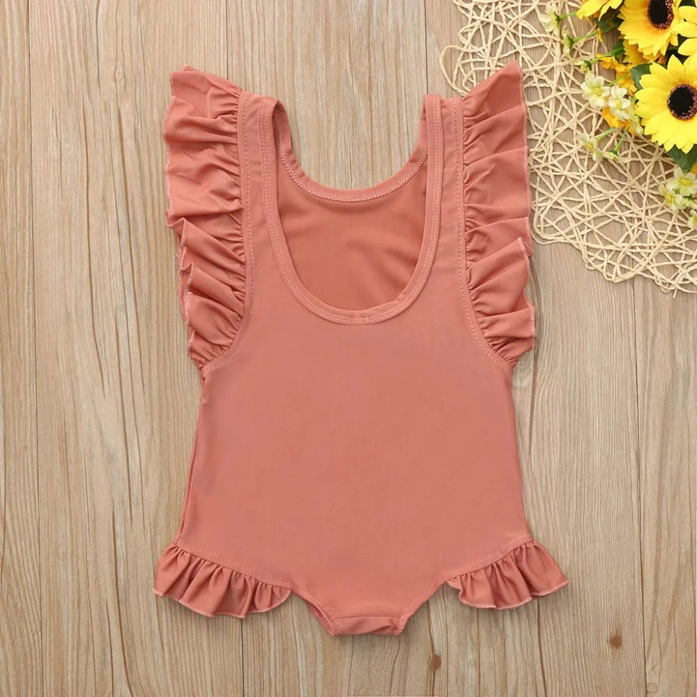 2019 Summer New Girls Fashion Kids Baby Swimwear Girl Sleeveless Ruffles Frill Solid Color One Piece Swimsuit Bikini #Zer
2019 Summer New Girls Fashion Kids Baby Swimwear Girl Sleeveless Ruffles Frill Solid Color One Piece Swimsuit Bikini #Zer