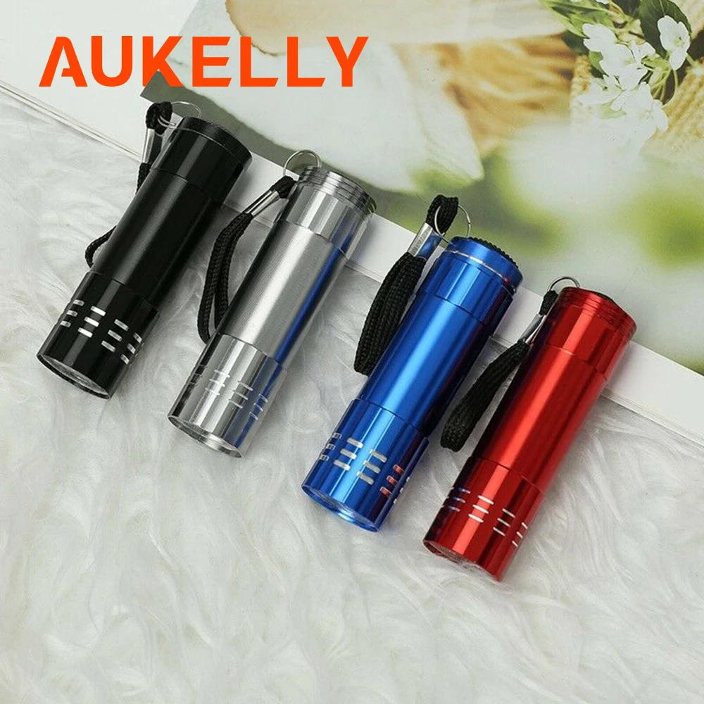 Aukelly 9 LED UV Flashlight Mini Aluminum Ultra Violet Blacklight AAA Super Bright Torch Pet Urine Detector linterna Marker Lamp
Aukelly 9 LED UV Flashlight Mini Aluminum Ultra Violet Blacklight AAA Super Bright Torch Pet Urine Detector linterna Marker Lamp
