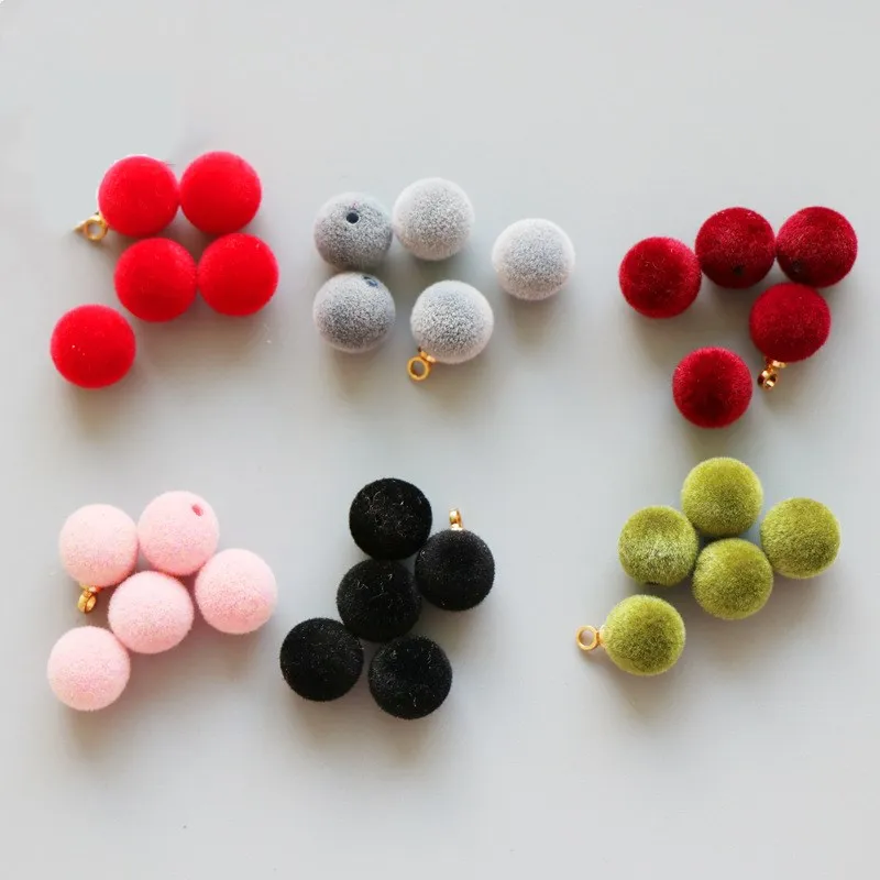 10PCS/Pack Colored Flocking Jewelry Decorate Accessories DIY Earring Pendant Craft Material Supplies Pompon Ball Ornament 8MM
10PCS/Pack Colored Flocking Jewelry Decorate Accessories DIY Earring Pendant Craft Material Supplies Pompon Ball Ornament 8MM