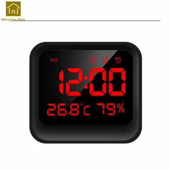 Creative Electronic Alarm Clock Temperature Humidity Multi Function Led Clocks Desk Digital Wekker Digitaal Table Clock WKJ039
Creative Electronic Alarm Clock Temperature Humidity Multi Function Led Clocks Desk Digital Wekker Digitaal Table Clock WKJ039