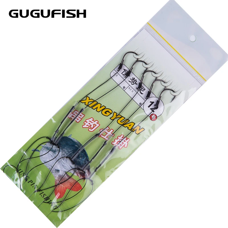 GUGUFISH Anti winding explosion fishhook A barbed hook can catch small fish can catch big fish High Carbon Steel #1-12
GUGUFISH Anti winding explosion fishhook A barbed hook can catch small fish can catch big fish High Carbon Steel #1-12