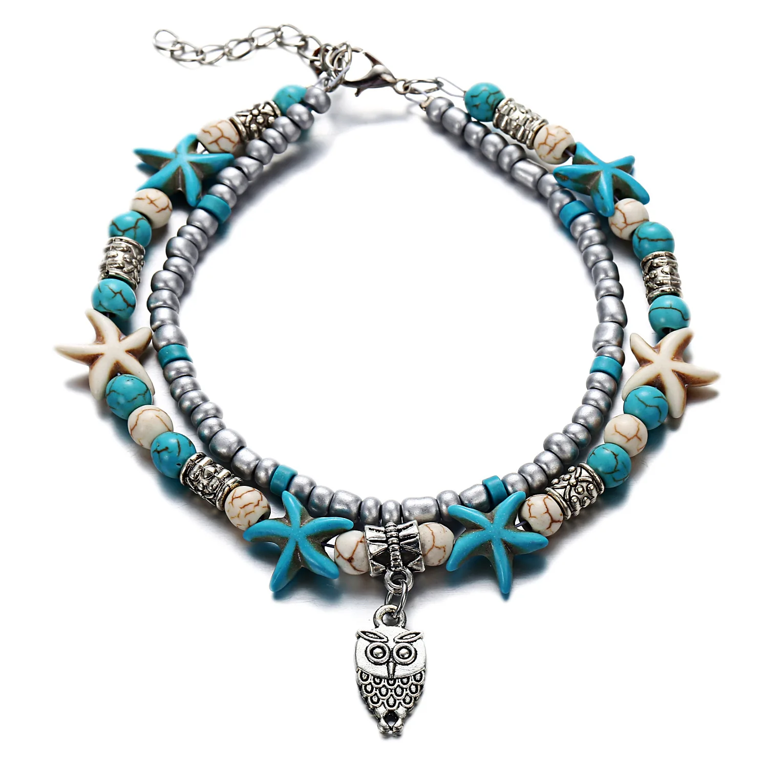 Vintage Shell Beads Starfish Sea Turtle Anklets For Women New Multi Layer Anklet Leg Bracelet Handmade Bohemian Jewelry B3
Vintage Shell Beads Starfish Sea Turtle Anklets For Women New Multi Layer Anklet Leg Bracelet Handmade Bohemian Jewelry B3
