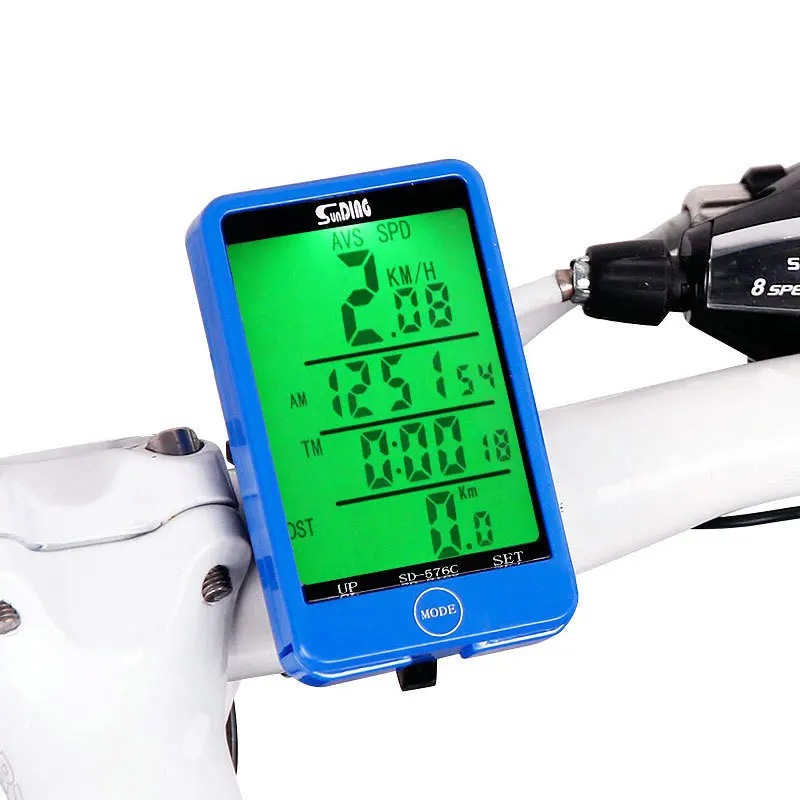 Waterproof 576C Mountain Bike Bicycle Computer Wireless Stopwatch LCD Backlight Multi-function Speedometer Odometer Stopwatch
Waterproof 576C Mountain Bike Bicycle Computer Wireless Stopwatch LCD Backlight Multi-function Speedometer Odometer Stopwatch