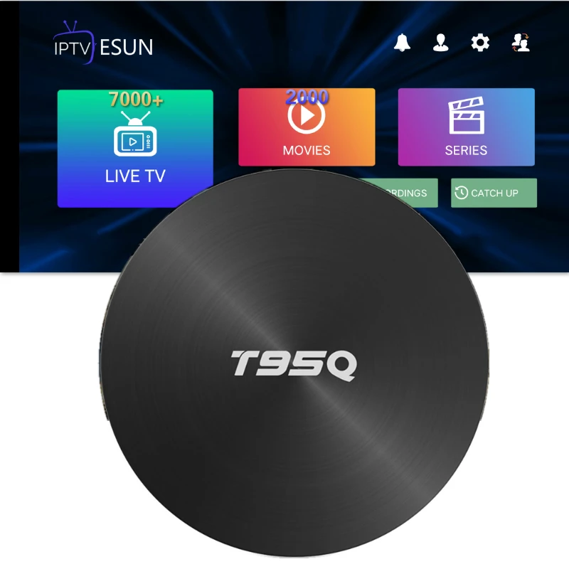 4GB 64GB Android 8.1 TV BOX T95Q Smart Box Dual Wifi 1000M H.265 4K Media Player iptv Germany 1 year subscription French spain
4GB 64GB Android 8.1 TV BOX T95Q Smart Box Dual Wifi 1000M H.265 4K Media Player iptv Germany 1 year subscription French spain