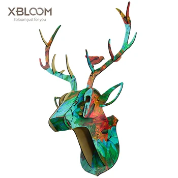 3D DIY deer horse head wood creative statue model wall hanging deer head wood gift craft home decoration wedding Christmas decor
3D DIY deer horse head wood creative statue model wall hanging deer head wood gift craft home decoration wedding Christmas decor