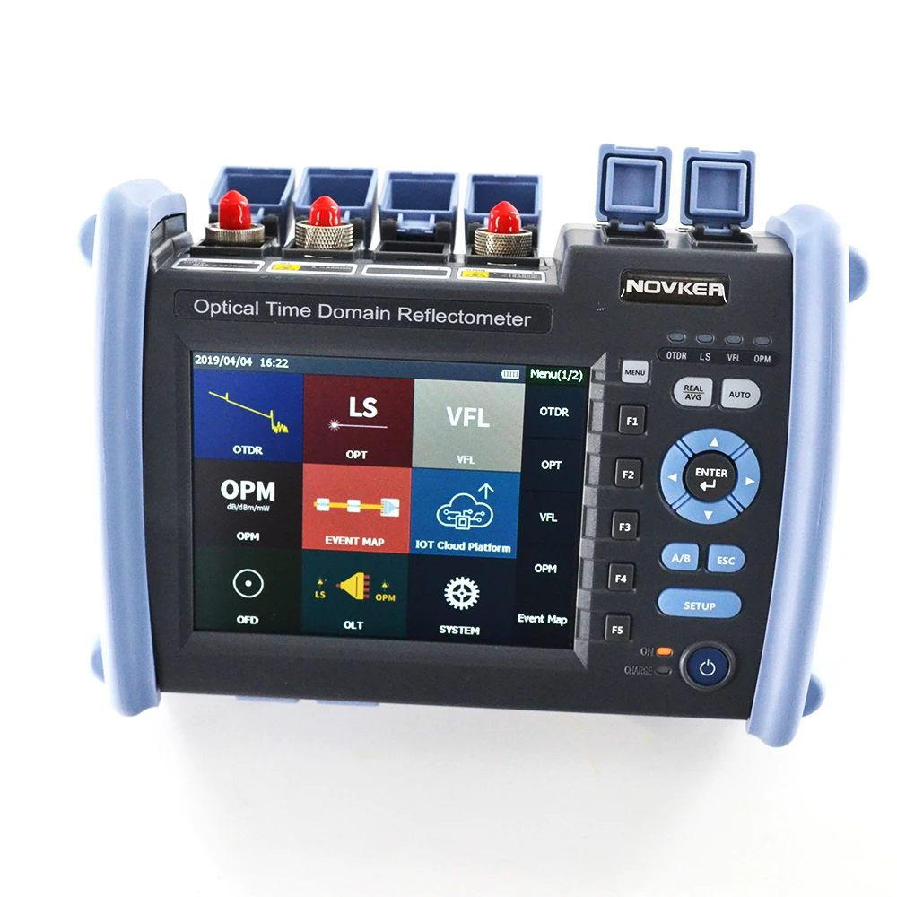 Multifunction SM OTDR NK6000-S4 1310/1550 45/43dB built in fiber light source OPM VFL Intelligent optical link mapper
Multifunction SM OTDR NK6000-S4 1310/1550 45/43dB built in fiber light source OPM VFL Intelligent optical link mapper