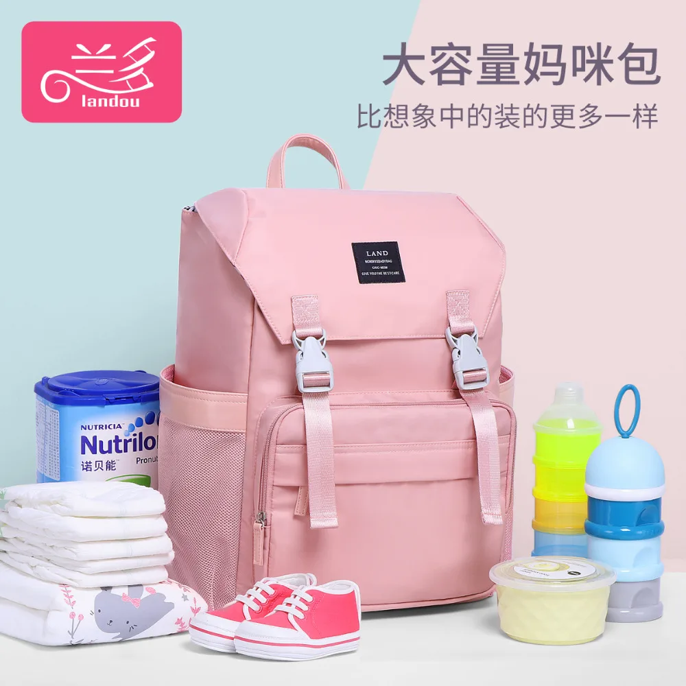 LAND Mommy Diaper Bag backpack Mummy Large Capacity Travel Nappy diaper bag waterproof for baby stroller baby bags for mom
LAND Mommy Diaper Bag backpack Mummy Large Capacity Travel Nappy diaper bag waterproof for baby stroller baby bags for mom
