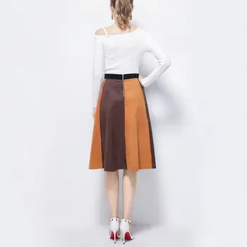 Women Casual High Waist Back Zipper PU Skirts Fashion Leather Patchwork A Style Party Skirt
Women Casual High Waist Back Zipper PU Skirts Fashion Leather Patchwork A Style Party Skirt