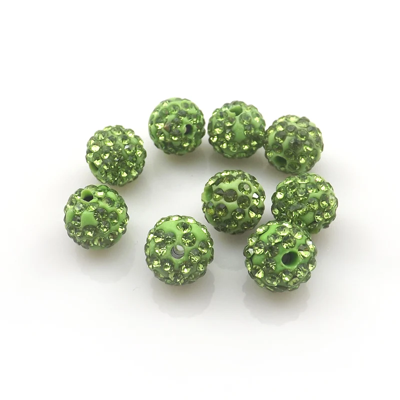 100pcs/lot 10mm Light Green Color Rhinestone Loose Beads 6 Rows Pave Disco Ball For Jewelry Making
100pcs/lot 10mm Light Green Color Rhinestone Loose Beads 6 Rows Pave Disco Ball For Jewelry Making