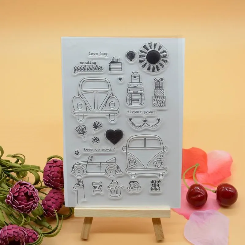 Car Sun Cartoon Rubber Clear Stamp for Card Making Decoration and Scrampbooking Happy birthday Clear stamp
Car Sun Cartoon Rubber Clear Stamp for Card Making Decoration and Scrampbooking Happy birthday Clear stamp