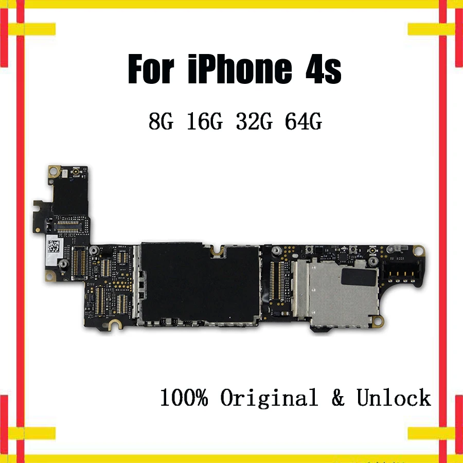 For iPhone 4s 8G 16G 32G 64G Motherboard Unlocked Mainboard With Full Chips Logic Board Full Chips Main Logic Board IOS System
For iPhone 4s 8G 16G 32G 64G Motherboard Unlocked Mainboard With Full Chips Logic Board Full Chips Main Logic Board IOS System