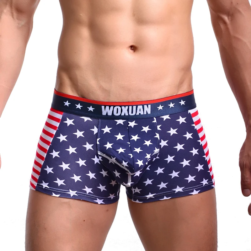 Fashion Brand American Flag Printed Men Sexy Stretch Cotton Long Boxers Underwear Gay Casual Shorts Pants Size S M L XL
Fashion Brand American Flag Printed Men Sexy Stretch Cotton Long Boxers Underwear Gay Casual Shorts Pants Size S M L XL