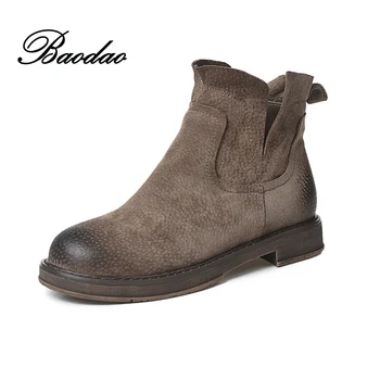 2017 New Women Autumn Winter Chelsea Boots Ankle High Women's Genuine Leather Boots Female Botas Size 35-40
2017 New Women Autumn Winter Chelsea Boots Ankle High Women's Genuine Leather Boots Female Botas Size 35-40
