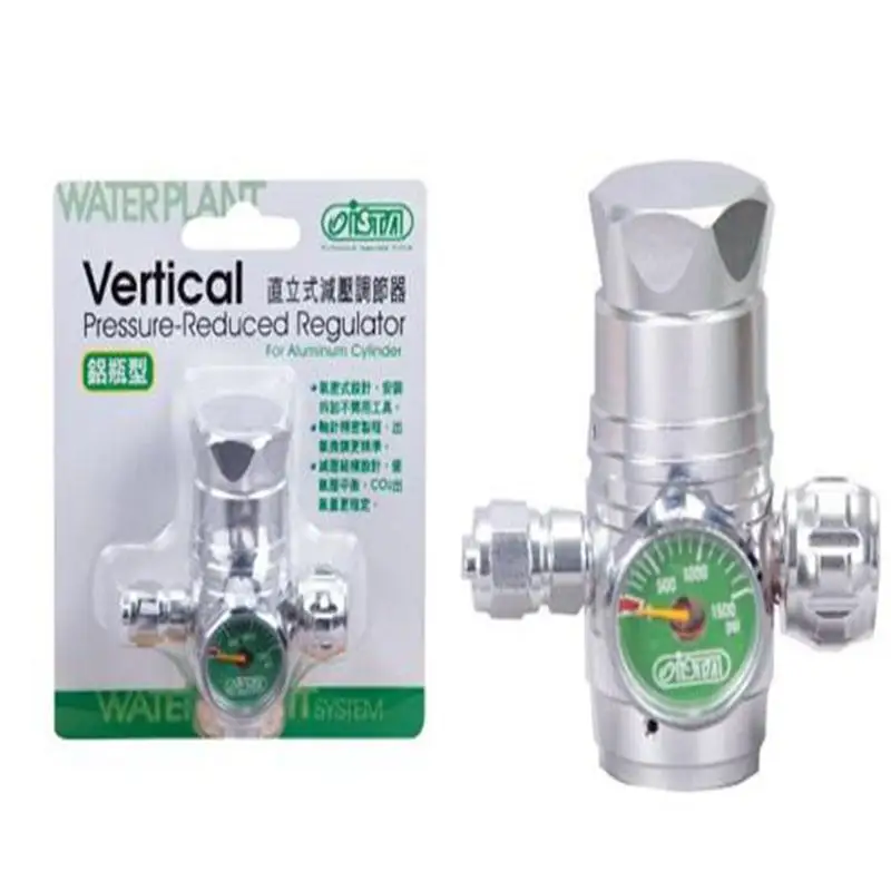 ISTA I-648 aquarium carbon dioxide vertical decompression regulator Open type regulating valve on aluminum bottle
ISTA I-648 aquarium carbon dioxide vertical decompression regulator Open type regulating valve on aluminum bottle