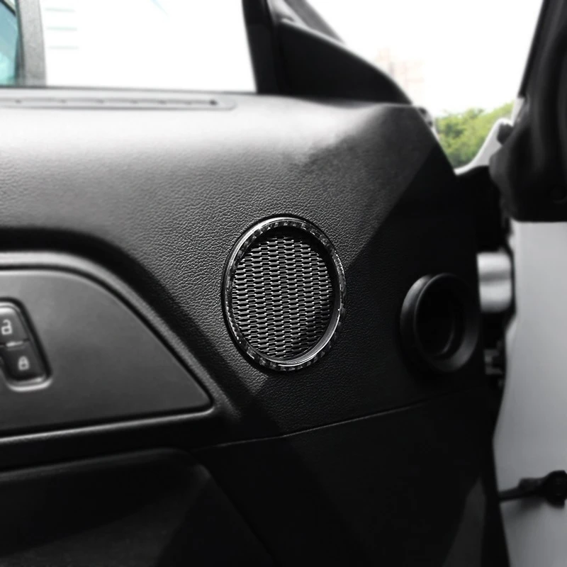 2pcs Car Carbon Fiber Door Audio Speaker Ring Strip Cover Sticker Trim For Ford Mustang 2015 2016 2017
2pcs Car Carbon Fiber Door Audio Speaker Ring Strip Cover Sticker Trim For Ford Mustang 2015 2016 2017