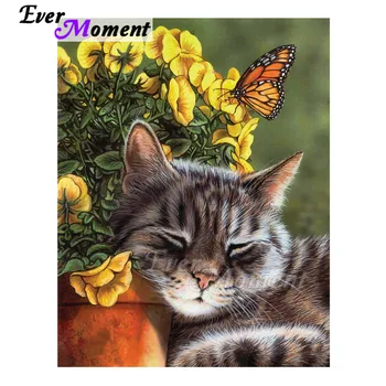 Ever Moment Diamond Painting Sleeping Cat Flower Picture Of Rhinestone Diamond Embroidery 5D DIY Full Square Bead S2F2246 
Ever Moment Diamond Painting Sleeping Cat Flower Picture Of Rhinestone Diamond Embroidery 5D DIY Full Square Bead S2F2246