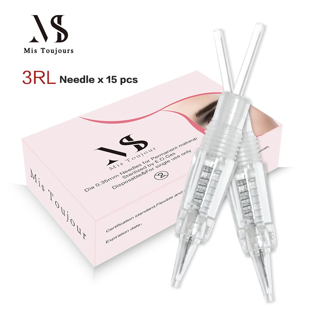15PCS 3R Needle Cartridges For Eyebrows Micropigmentation Machine Microblading Demografo Pen Tattoo Makeup Accesorries
15PCS 3R Needle Cartridges For Eyebrows Micropigmentation Machine Microblading Demografo Pen Tattoo Makeup Accesorries