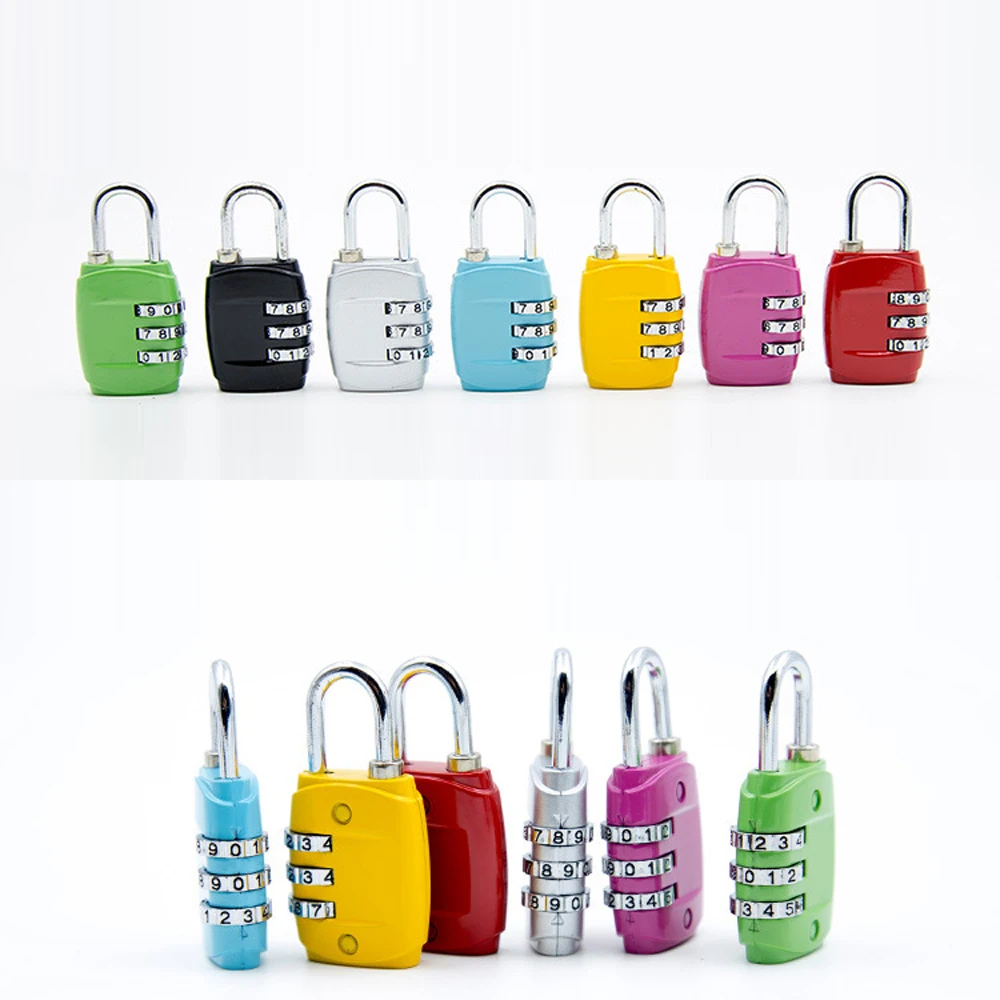 3 Dial Digit Password Combination Padlock Suitcase Luggage Metal Code Lock Mini Coded Keyed Anti-Theft Locks Resettable
3 Dial Digit Password Combination Padlock Suitcase Luggage Metal Code Lock Mini Coded Keyed Anti-Theft Locks Resettable