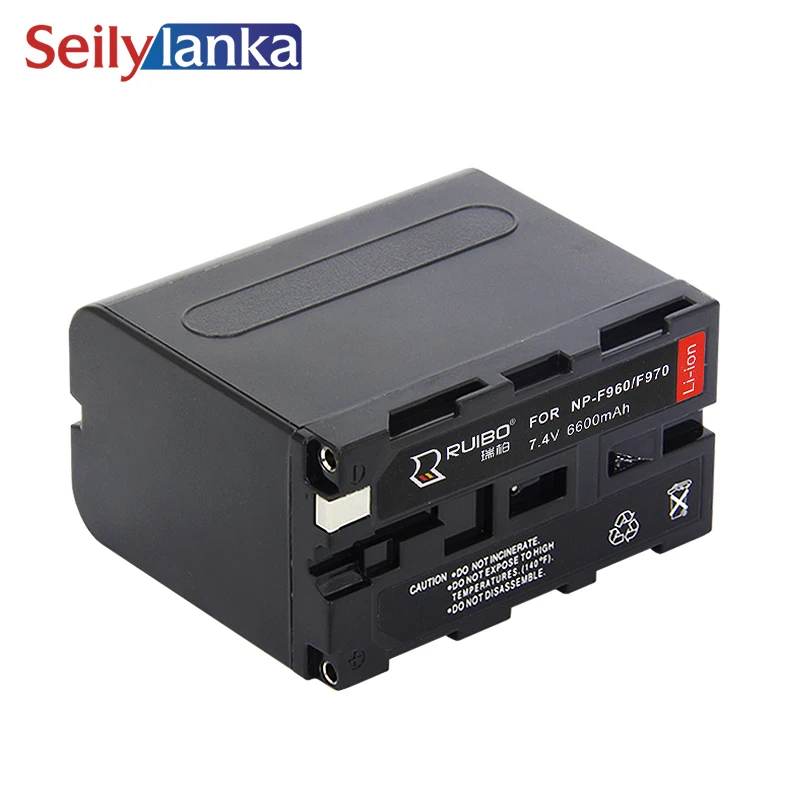 6600mAh for sony NP-F970 F960 Battery MC1500C 190 198P nx3 z7c Camera Camcorder 7.4V DSC-CD250 DSC-CD400 DSC-D700 DSC-D770
6600mAh for sony NP-F970 F960 Battery MC1500C 190 198P nx3 z7c Camera Camcorder 7.4V DSC-CD250 DSC-CD400 DSC-D700 DSC-D770