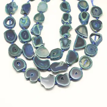 Polished Dark Blue Dragon Veins Achate Slab Slice Beads,Center Drilled Natural Stones Handmade Pendant Necklace Findings
Polished Dark Blue Dragon Veins Achate Slab Slice Beads,Center Drilled Natural Stones Handmade Pendant Necklace Findings