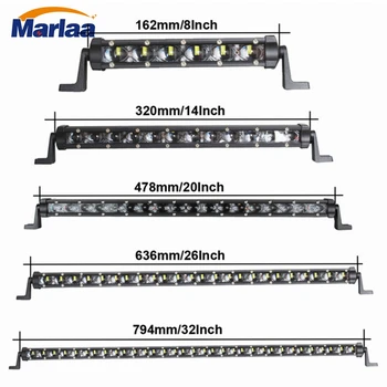 Marlaa 30w 60w 90w 120w 150w White Amber 6D Off-road Single Row Light Bar LED IP67 Waterproof Lamp for Truck SUV 12V 24V
Marlaa 30w 60w 90w 120w 150w White Amber 6D Off-road Single Row Light Bar LED IP67 Waterproof Lamp for Truck SUV 12V 24V