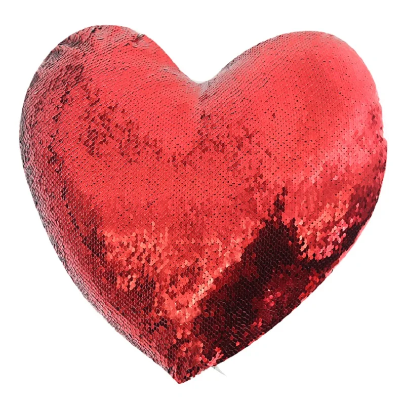Superior Heart Shape Sequins Pillow Case Magic Color Changing Sublimation Pillow Cover Reversible Cushion Cover For Sofa Home
Superior Heart Shape Sequins Pillow Case Magic Color Changing Sublimation Pillow Cover Reversible Cushion Cover For Sofa Home