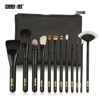 MAANGE 12Pcs Full Function Cosmetic Makeup Brushes Set Pro Powder Foundation Eyeshadow Lips Beauty Make Up Tool Kit With Case
MAANGE 12Pcs Full Function Cosmetic Makeup Brushes Set Pro Powder Foundation Eyeshadow Lips Beauty Make Up Tool Kit With Case