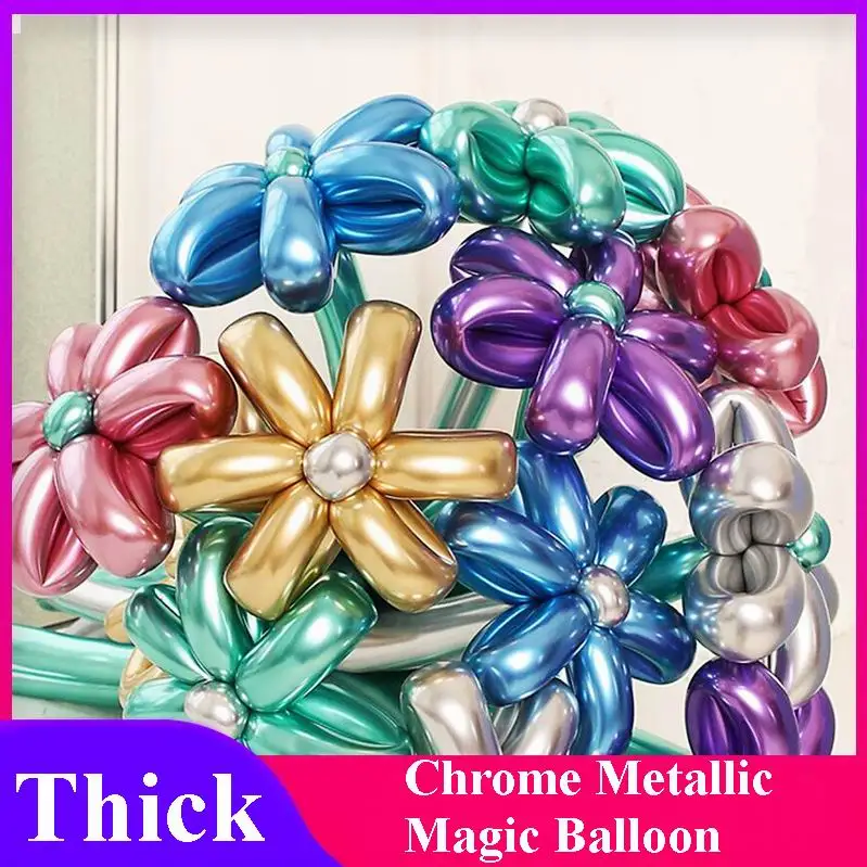10pcs Metallic Latex Balloons Long Shape Metal Chrome Magic Tying Twisting Balloon Baloon Wedding Birthday Decoration Supplies
10pcs Metallic Latex Balloons Long Shape Metal Chrome Magic Tying Twisting Balloon Baloon Wedding Birthday Decoration Supplies