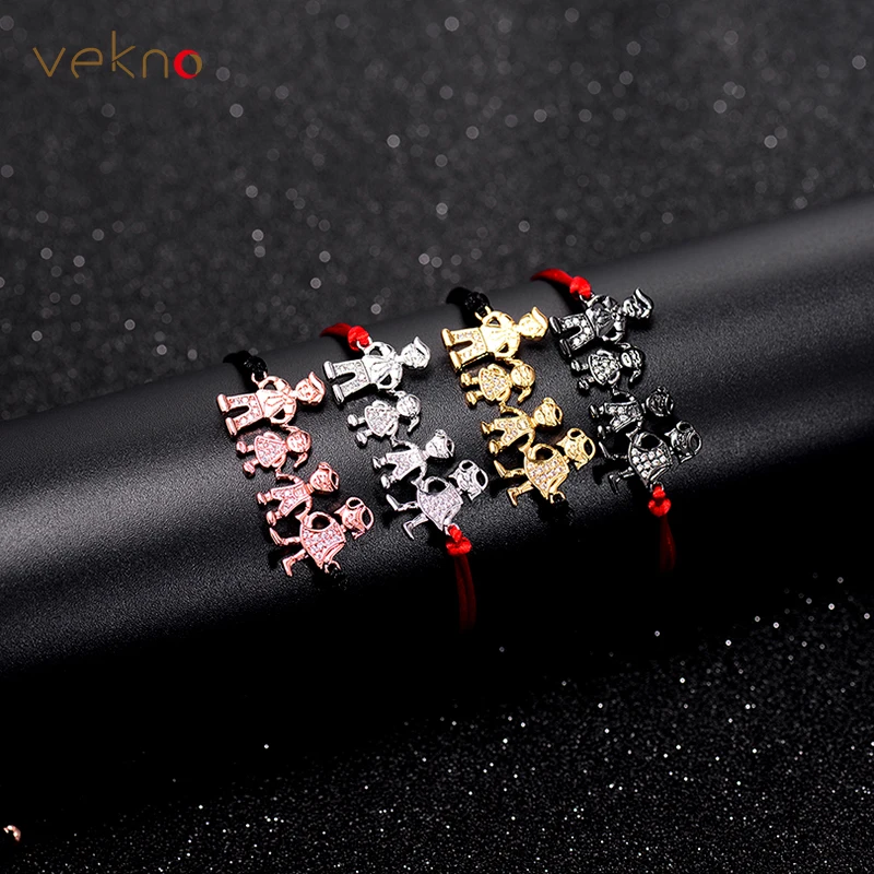 VEKNO Family CZ Mom Dad Boy Girl Lucky Red String Bracelets for Couple Child Mother Gift Adjustable Charm Bracelets Jewelry
VEKNO Family CZ Mom Dad Boy Girl Lucky Red String Bracelets for Couple Child Mother Gift Adjustable Charm Bracelets Jewelry