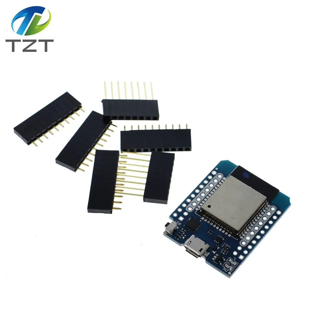 TZT D1 mini ESP32 ESP-32 WiFi+Bluetooth Internet of Things development board based ESP8266 Fully functional For Wemos
TZT D1 mini ESP32 ESP-32 WiFi+Bluetooth Internet of Things development board based ESP8266 Fully functional For Wemos