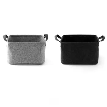 2 Colors Woolen Felt Storage Basket Toy Book Storage Basket Dirty Clothes Baskets
2 Colors Woolen Felt Storage Basket Toy Book Storage Basket Dirty Clothes Baskets