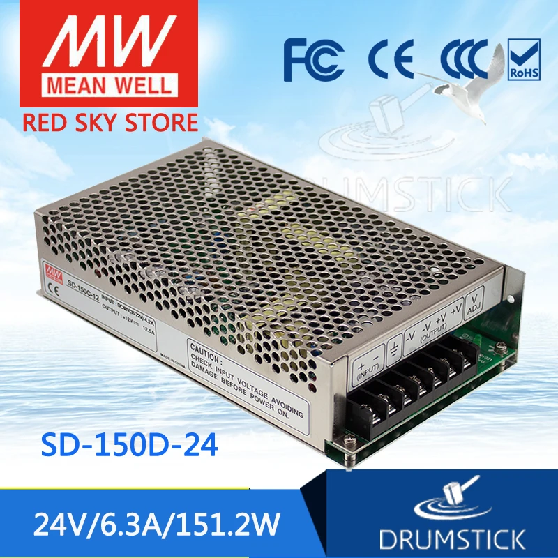 MEAN WELL SD-150D-24 24V 6.3A meanwell SD-150 24V 151.2W Single Output DC-DC Converter
MEAN WELL SD-150D-24 24V 6.3A meanwell SD-150 24V 151.2W Single Output DC-DC Converter