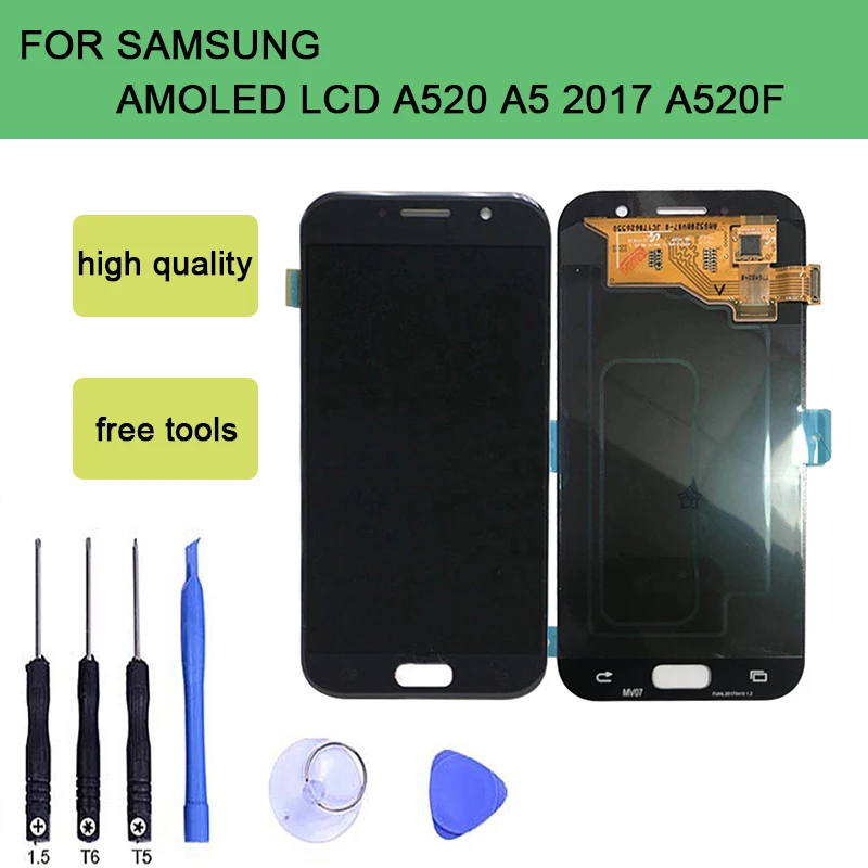 szHAIyu A520 Super AMOLED LCD Display For Samsung Galaxy A5 2017 A520f SM-A520F Touch Screen Brightness Adjustable With Tools
szHAIyu A520 Super AMOLED LCD Display For Samsung Galaxy A5 2017 A520f SM-A520F Touch Screen Brightness Adjustable With Tools